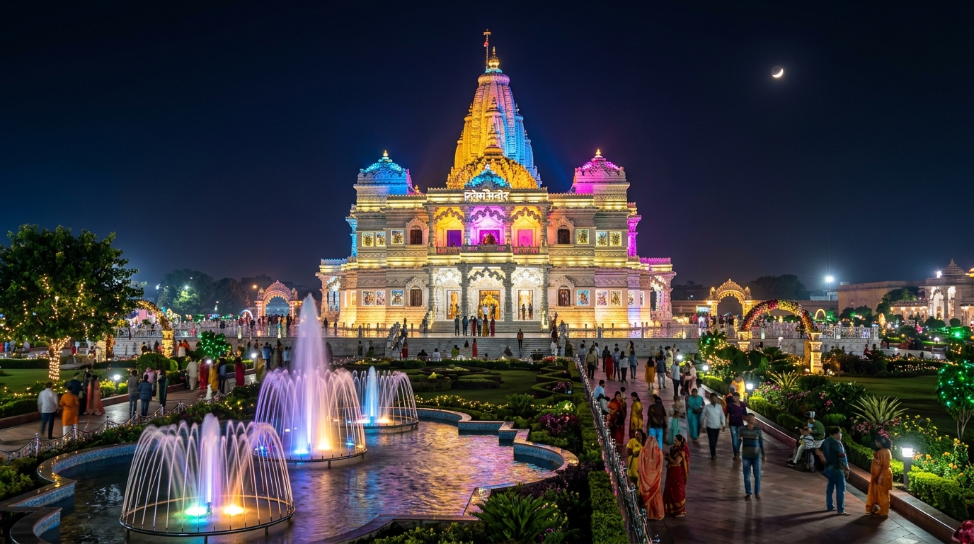 Agra to Mathura, Vrindavan, Gokul & Barsana 1-Day Spiritual Tour